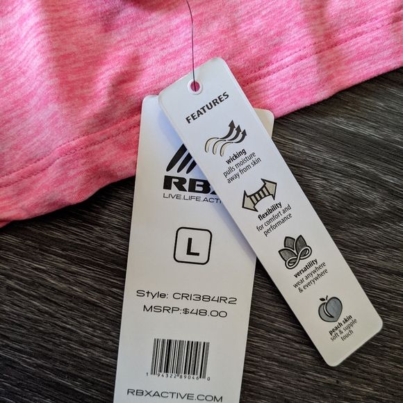 Vibrant Pink Women's Active wear top - Picture 5 of 6